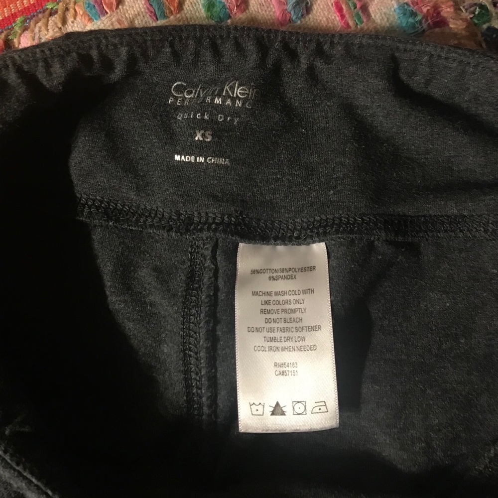 Ck Performance Active Gray Yoga Pants - image 8